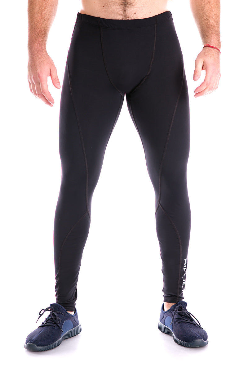 Чоловічі тайтси з зовнішніми швами G7 black
