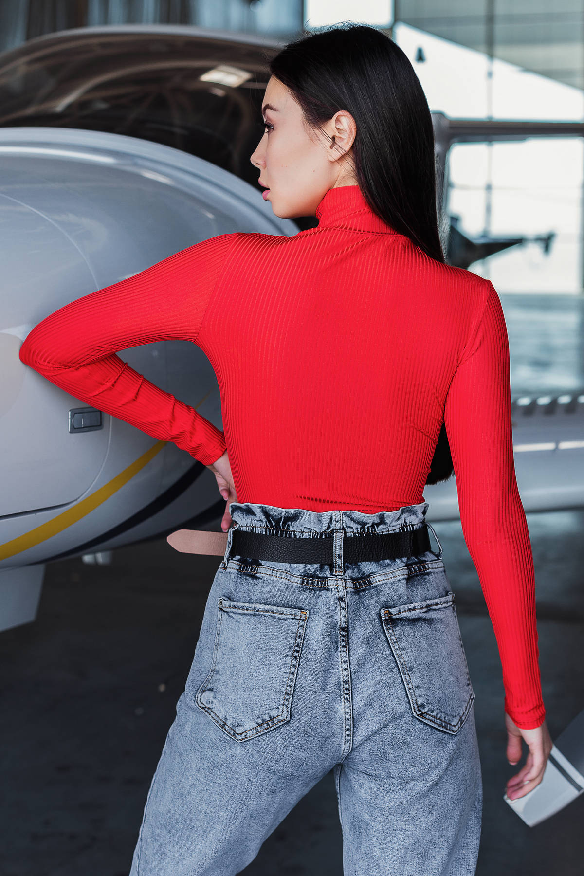 Приталенный гольф с горловиной RW10-R4