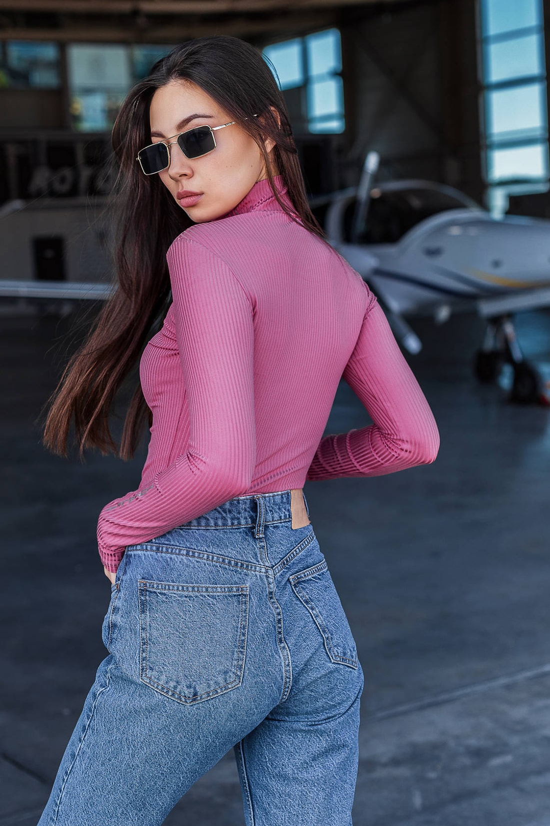 Приталенный гольф с горловиной Elite Skin RW10-R23