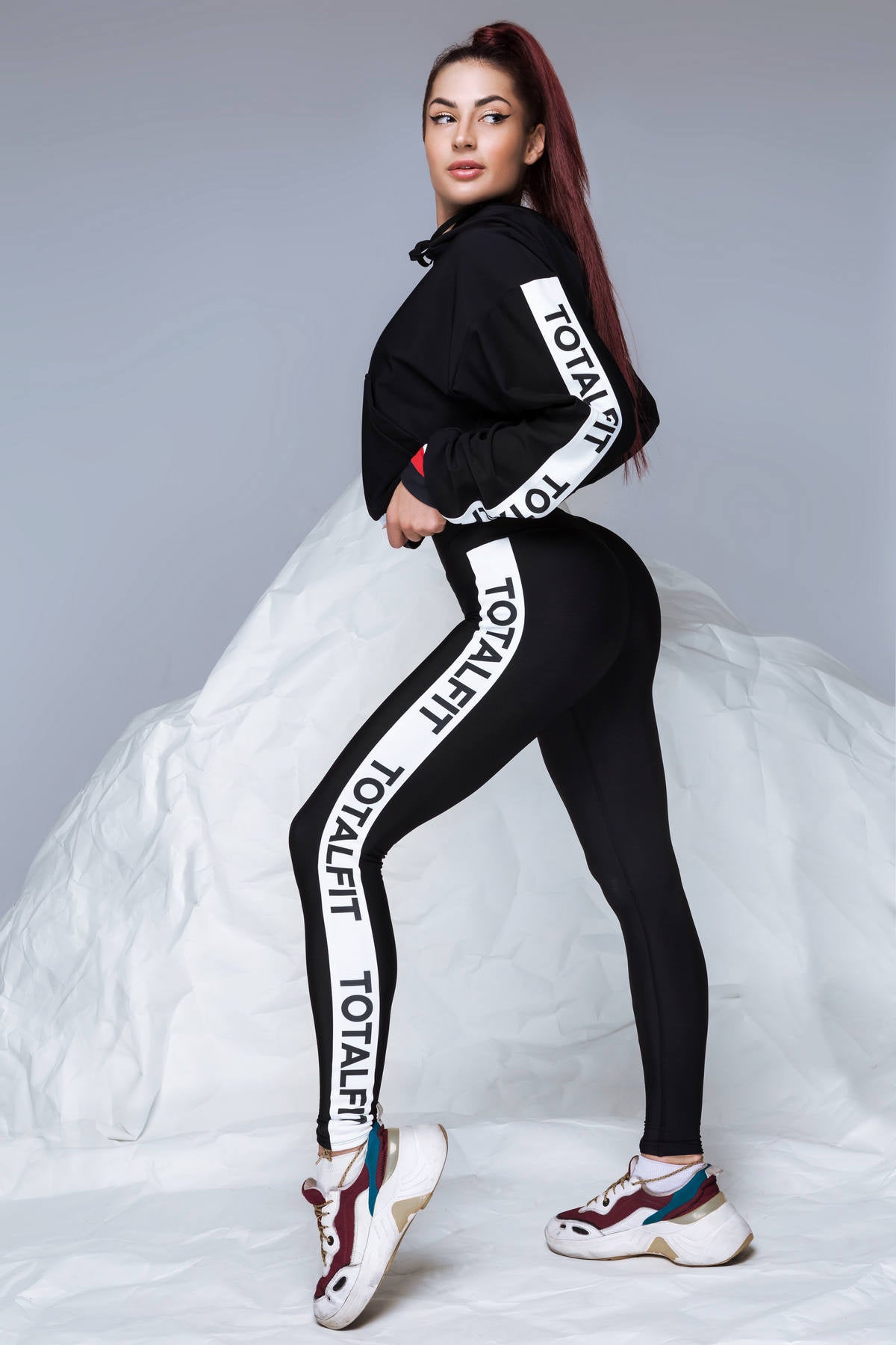 Спортивные леггинсы с высоким поясом Yeti TLG14-P89