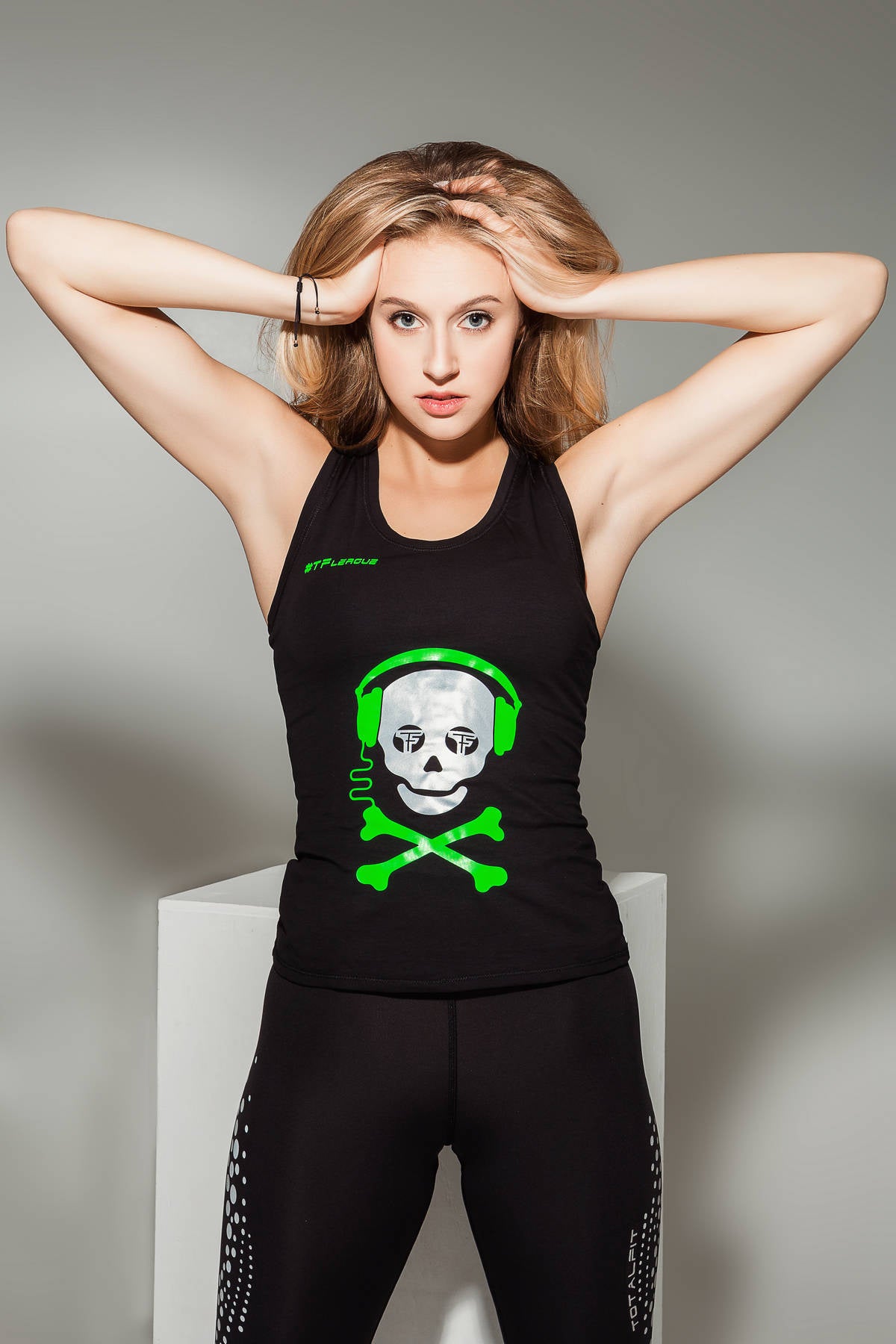 Хлопковая майка с принтом MW71-C29