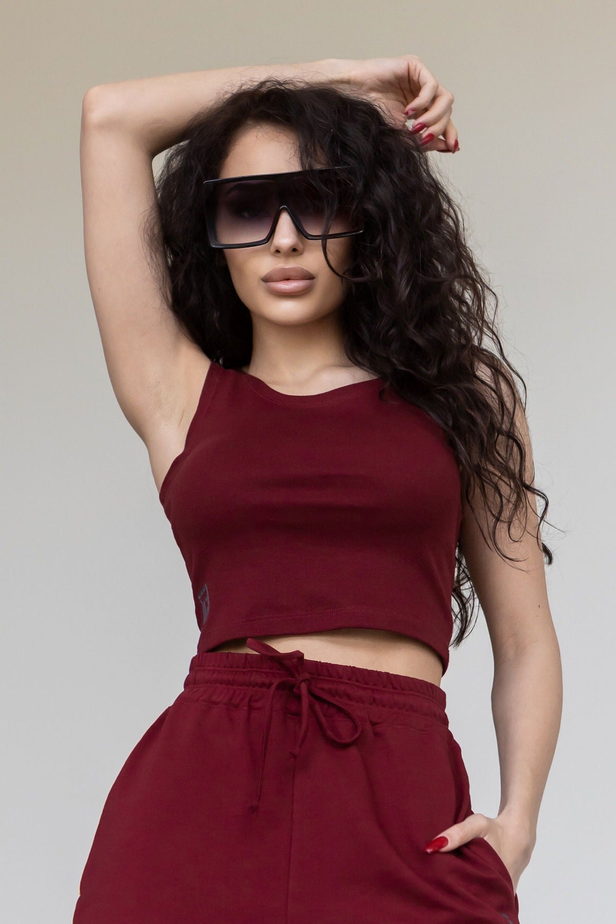 Майка-топ в рубчик N9-RB37