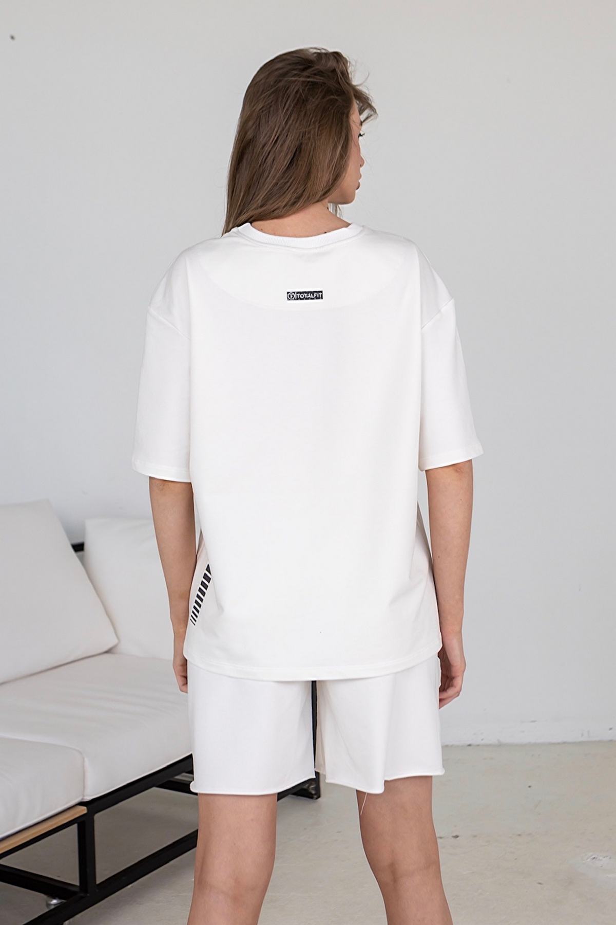 Хлопковая футболка Oversize D5-LD11