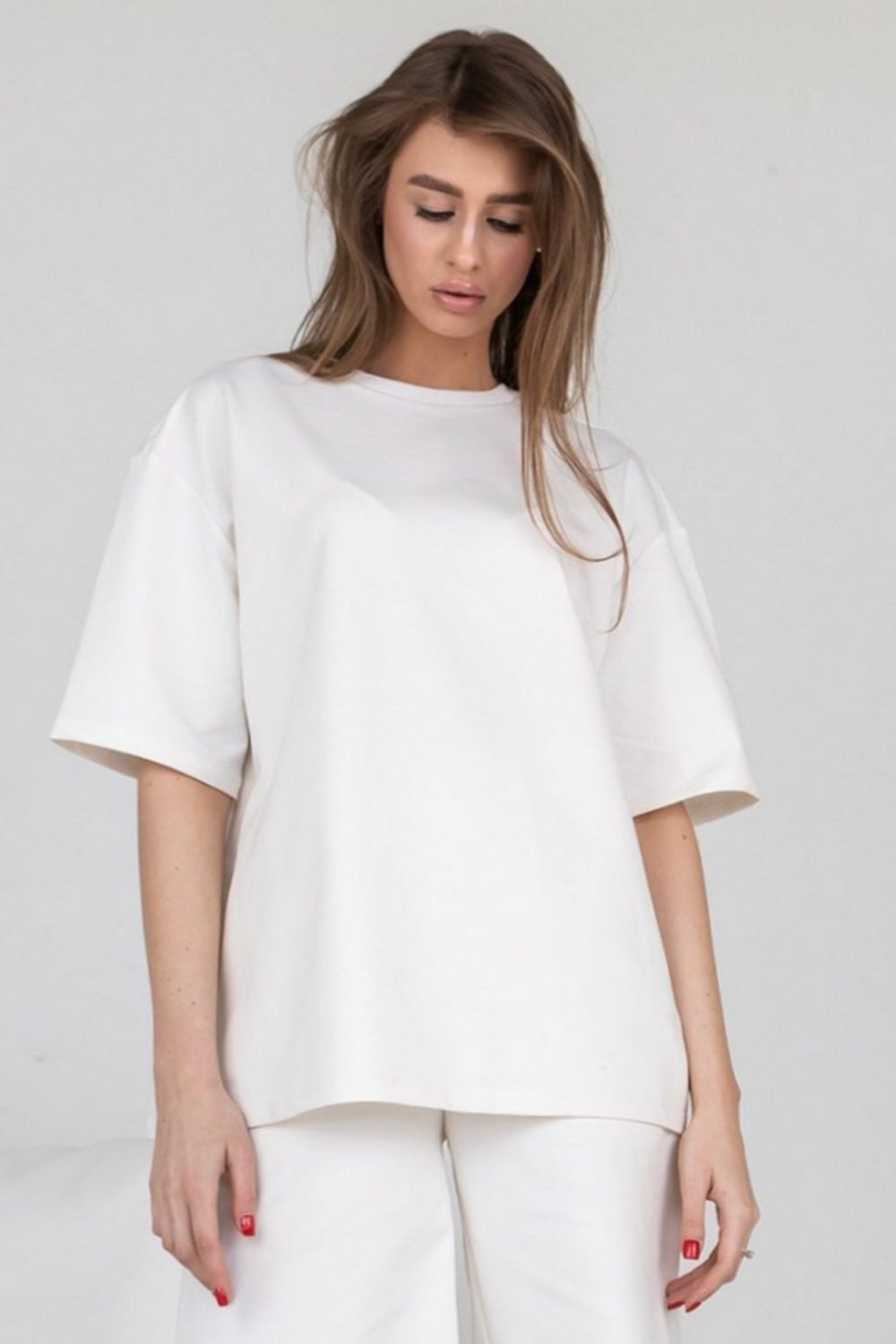 Хлопковая футболка Oversize D5-LD11