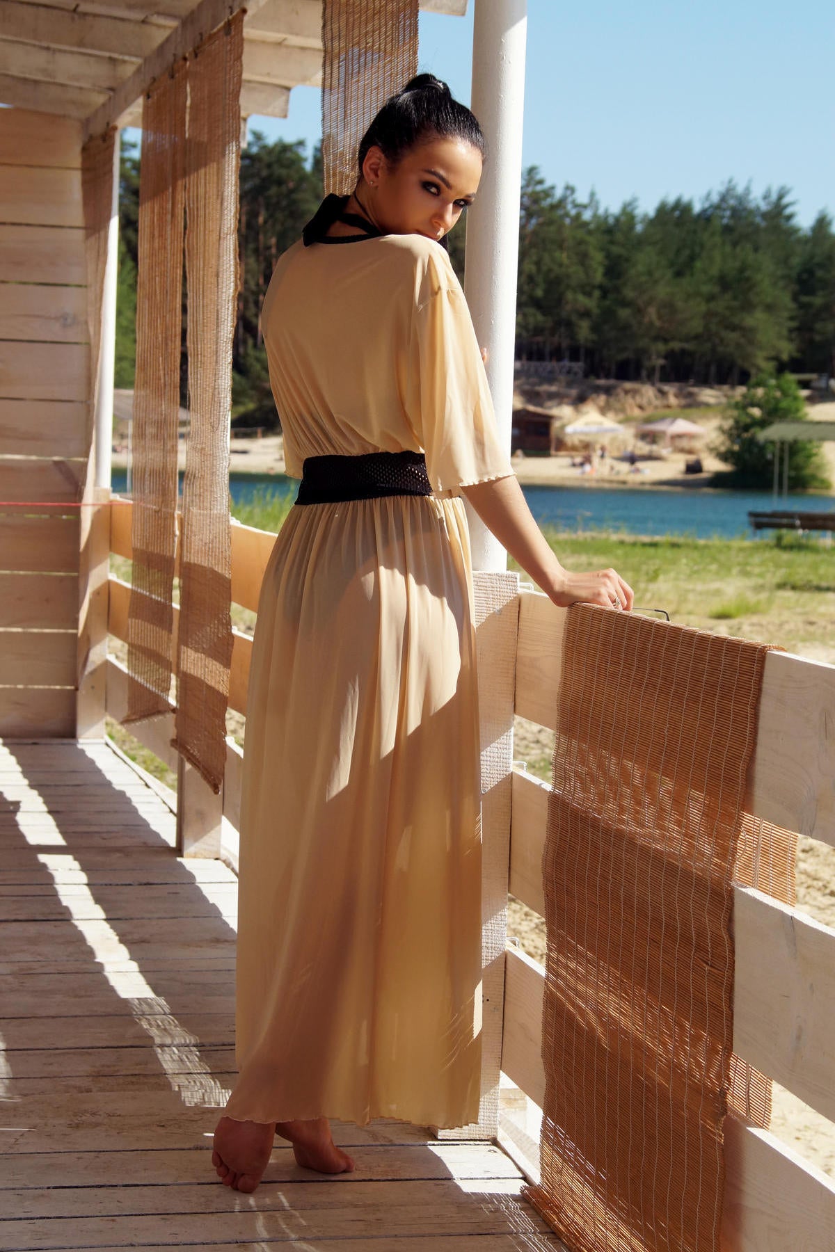 Пляжная туника с завязками PR3-C32