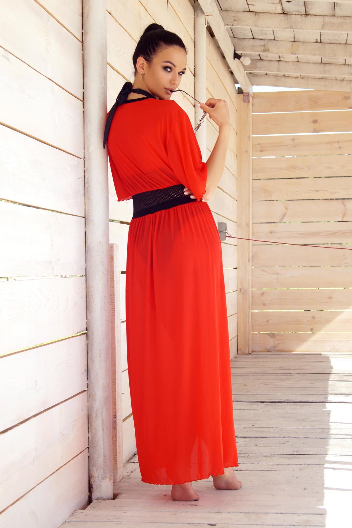 Пляжная туника с завязками PR3-C4