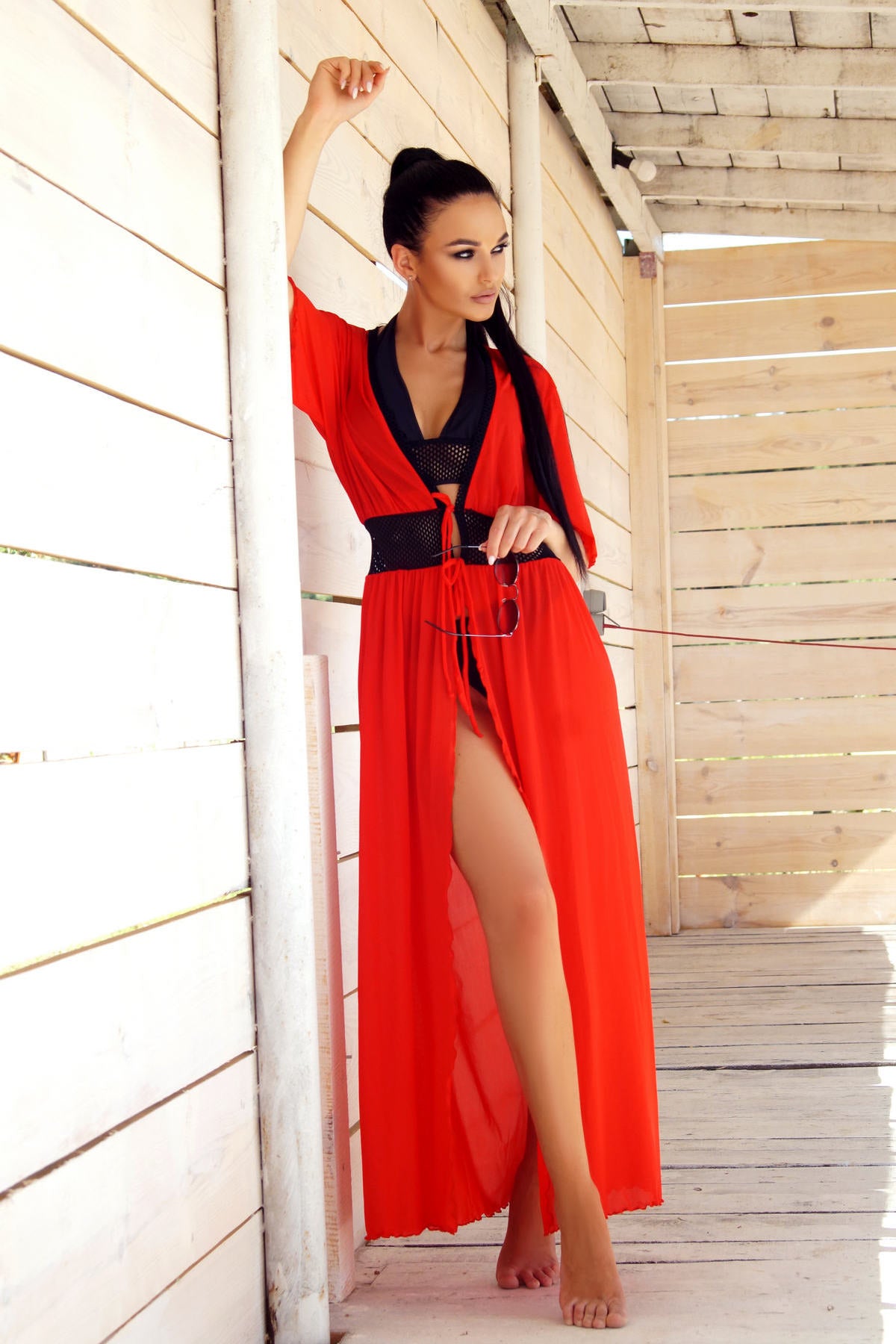 Пляжна туніка із зав'язками PR3-C4