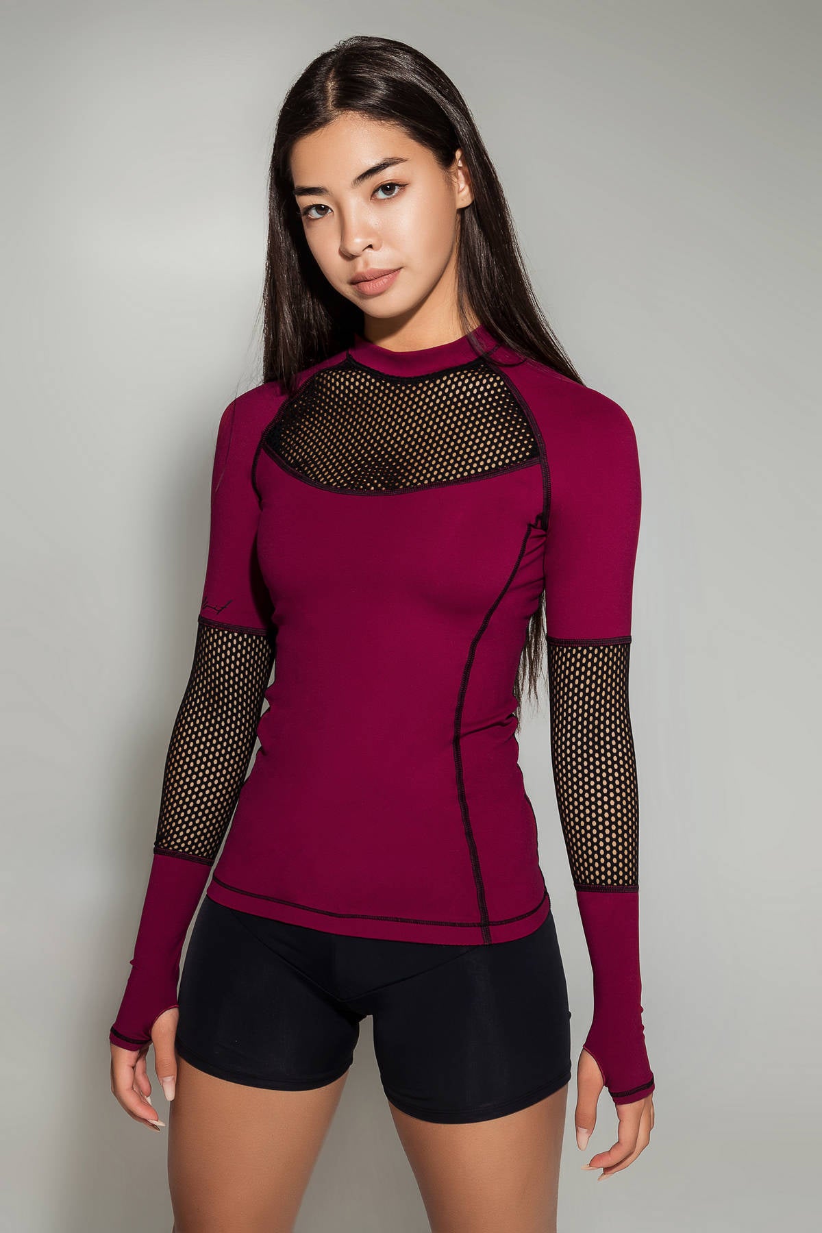 Спортивный рашгард с сеткой RWB4-C37 (без шорт)