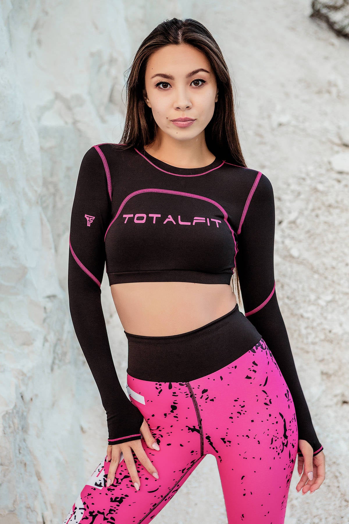 Укороченный топ для спорта T15-Y73