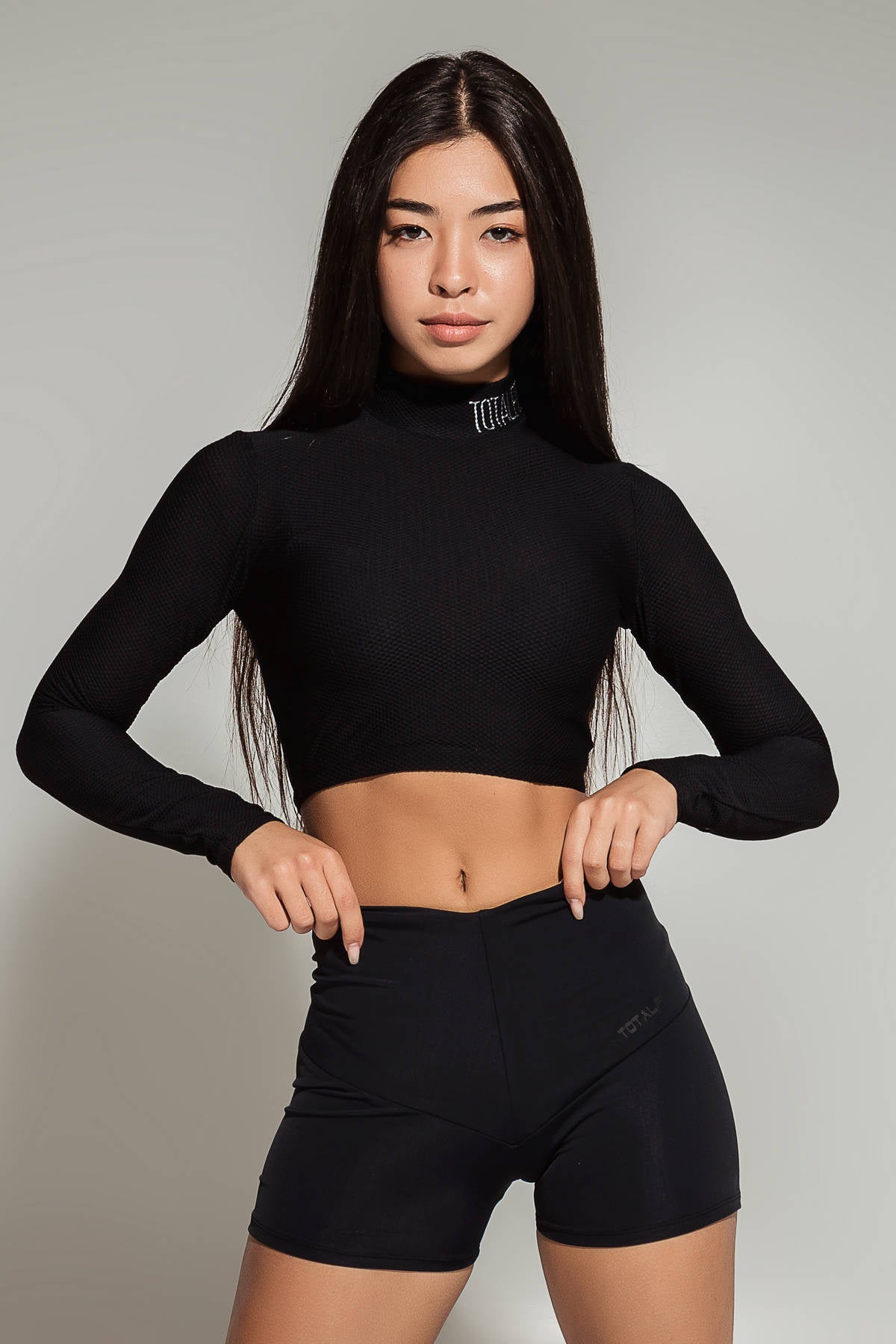 Полупрозрачный кроп-топ для спорта T42-M10