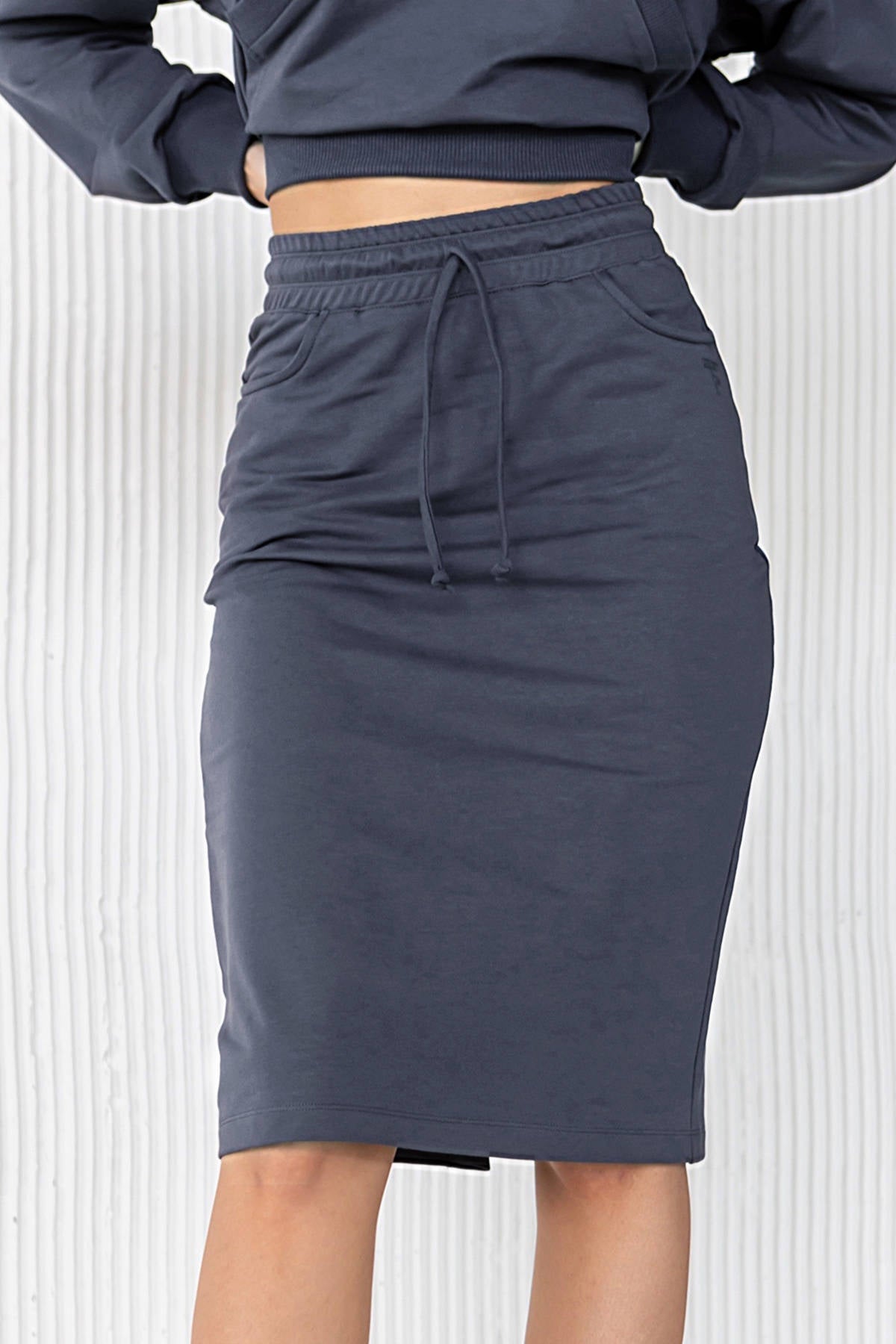 Хлопковая юбка на резинке U2-LD9