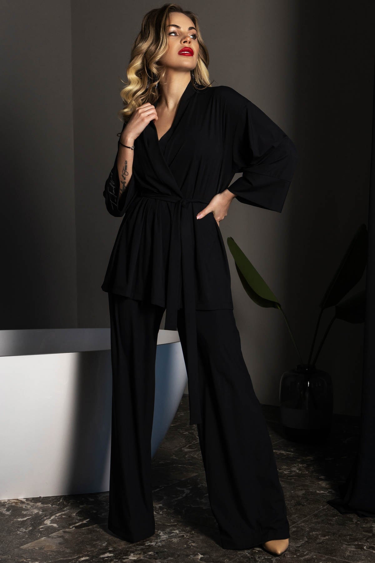 Домашний костюм в рубчик Hollywood XA3-ED1-Q10