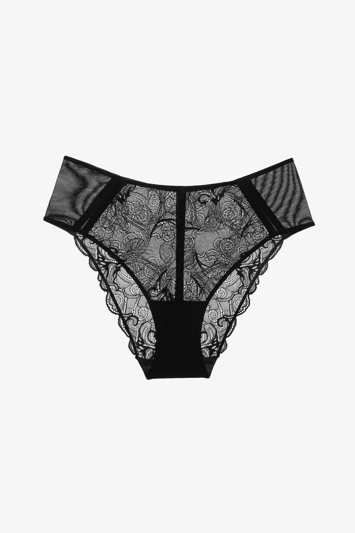 Кружевные трусики слип Лас Вентас Т82 black
