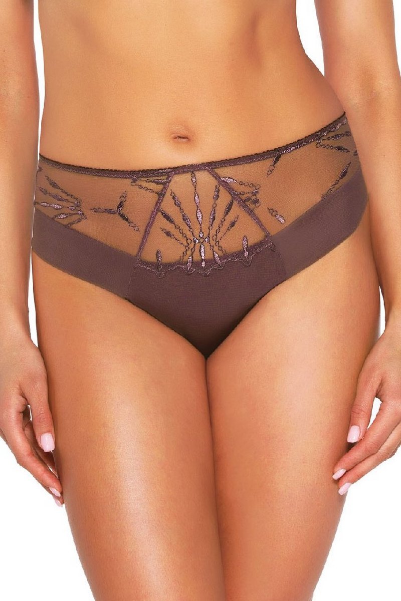 Трусики слип с вышивкой 2035 Casabella cacao