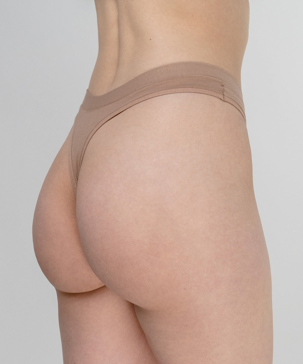 Хлопковые трусики стринг SLZ24602002 cream