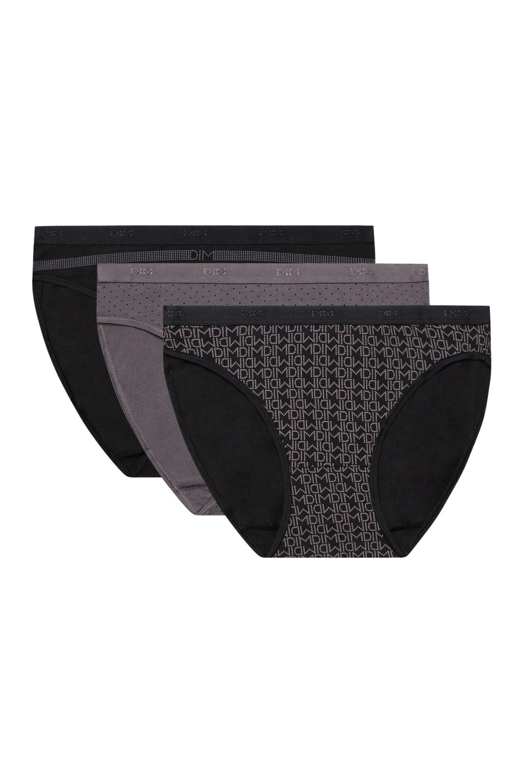 Набор хлопковых слипов 4C17 Les Pockets Cotton (3 шт.) lot noir logo