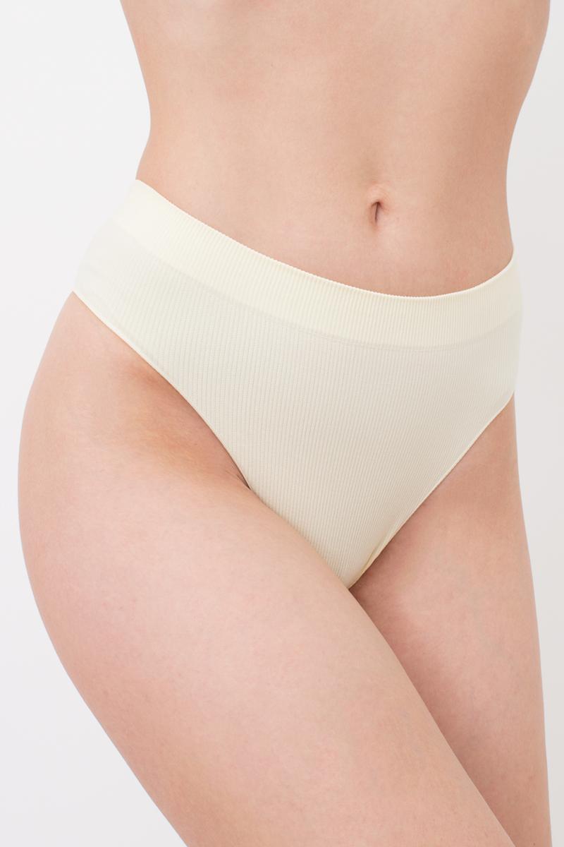 Трусики бразилиана в рубчик 1010542 Brasilian Briefs Rib vanilla