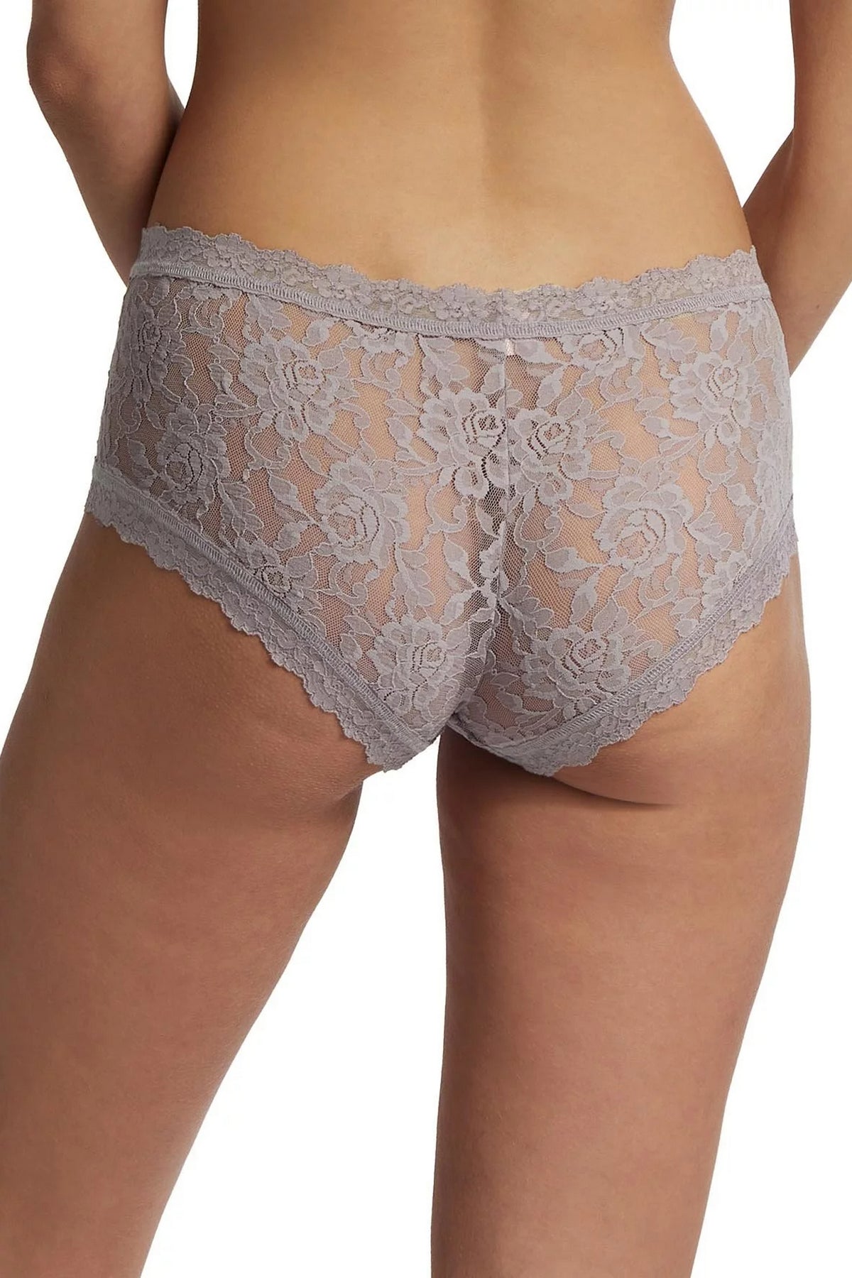 Кружевные шортики 4812P Signature lace steel