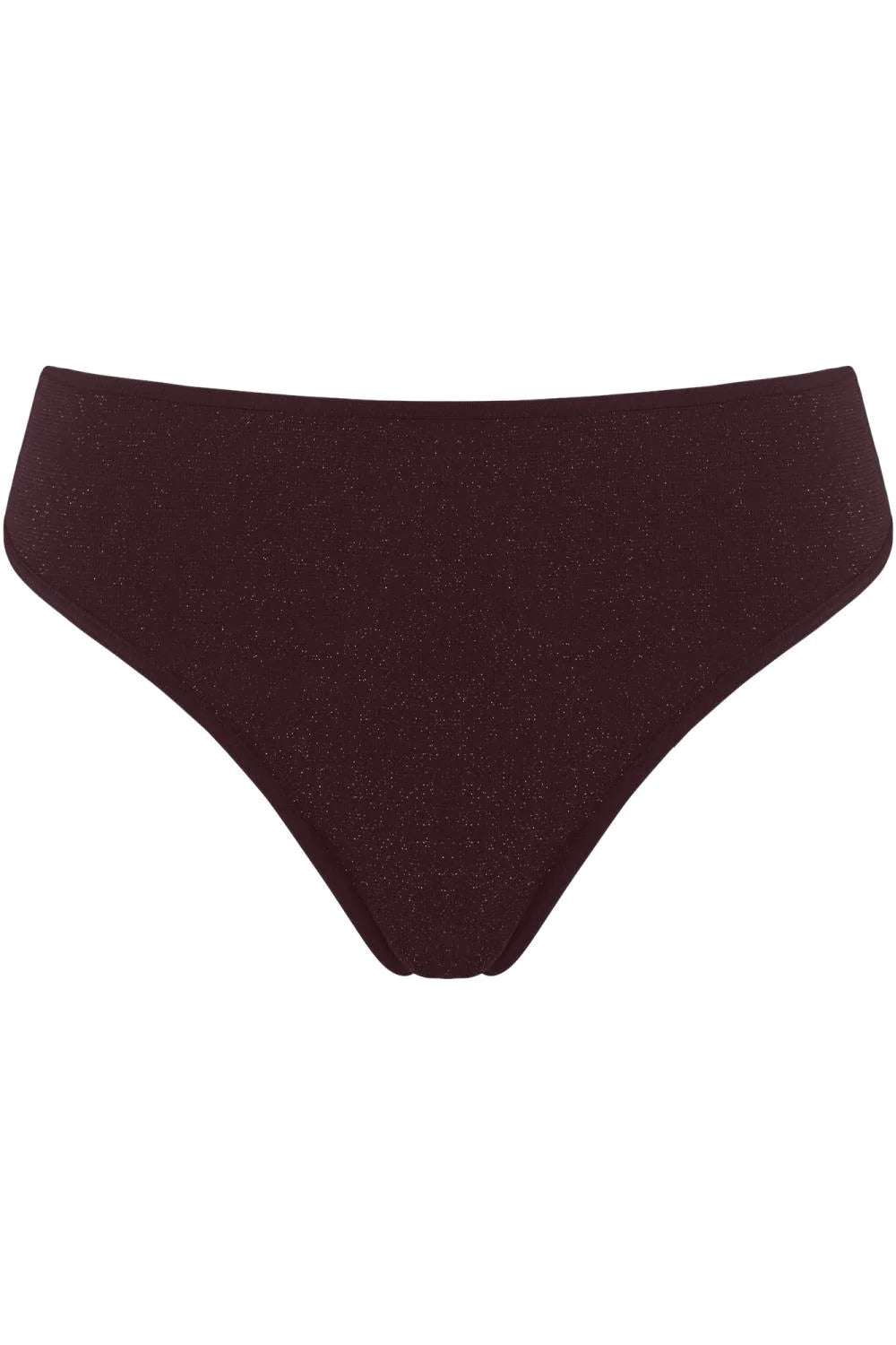 Трусики стринг с люрексом 35532 aubergine/silver lure