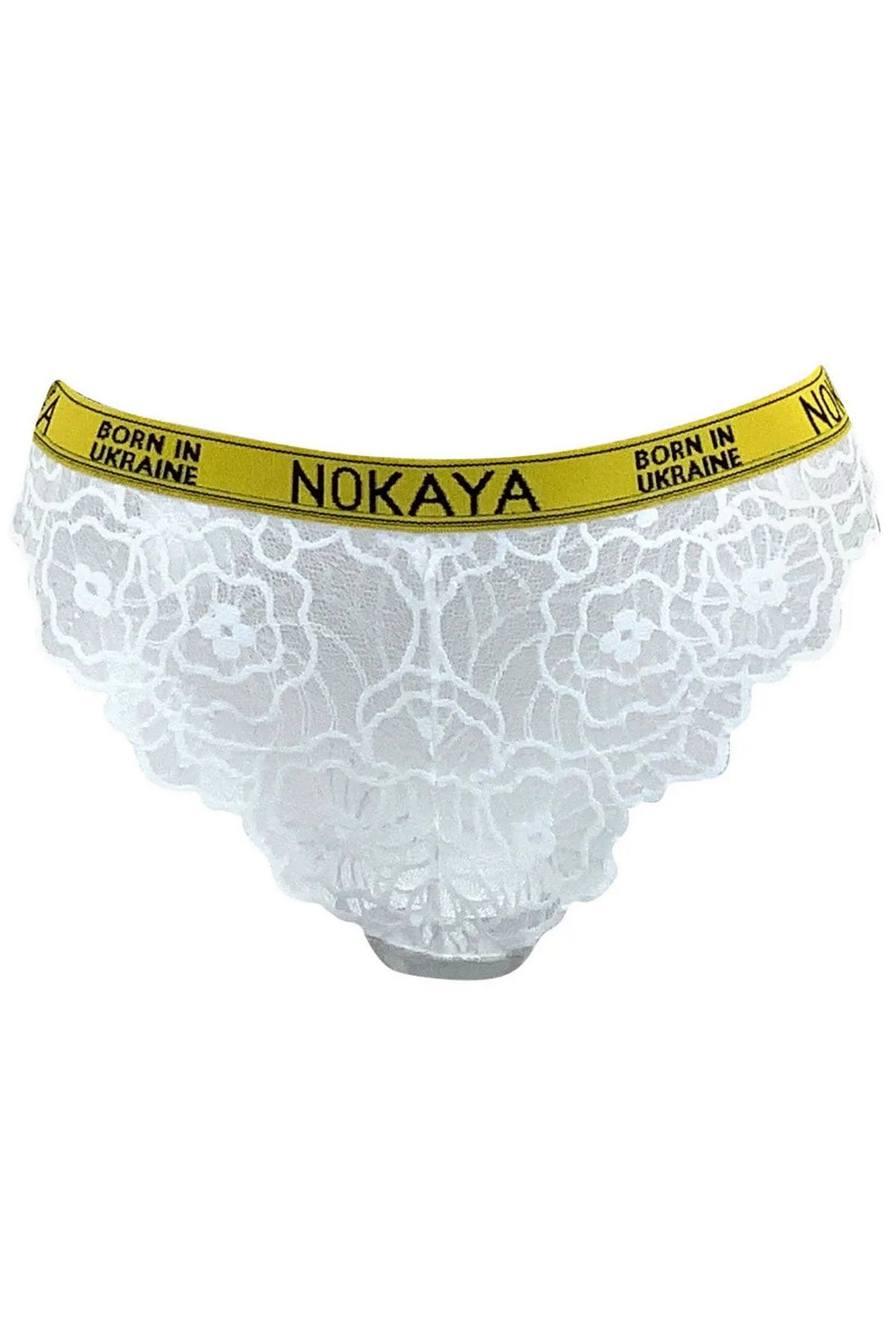 Кружевные трусики бикини 211301-13 Born in Ukraine new white