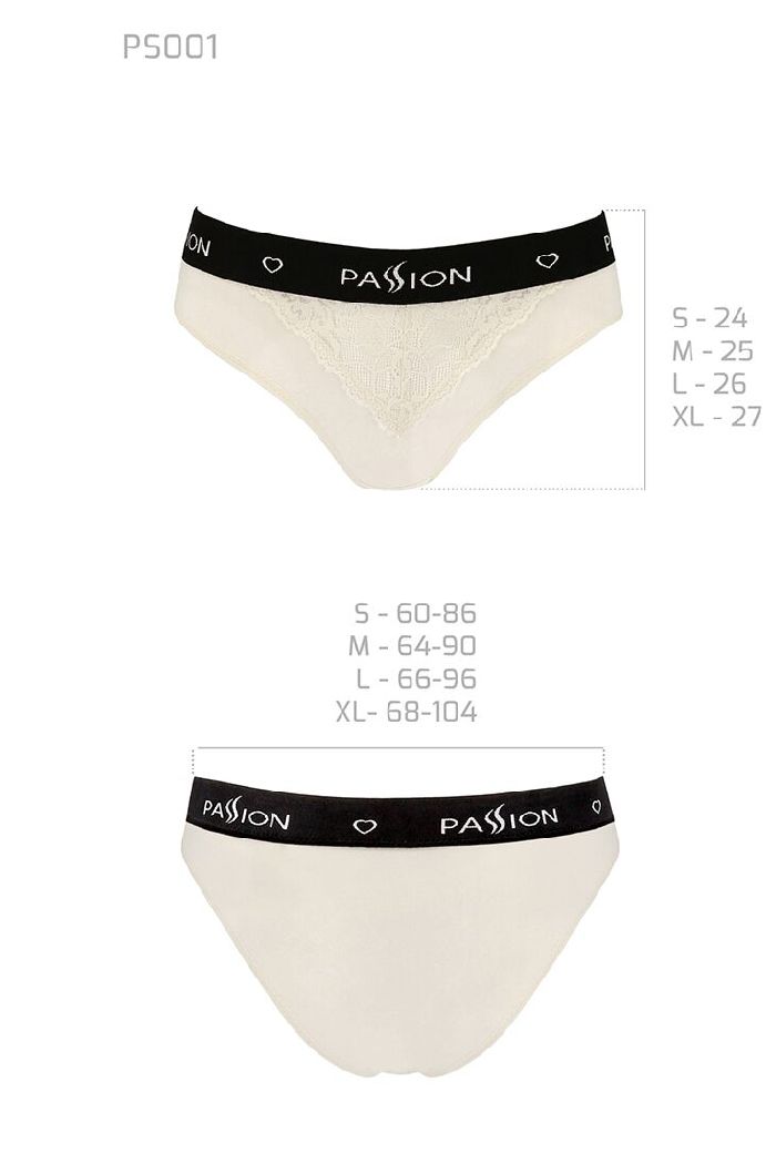 Трусики слип с кружевной вставкой PS001 ecri