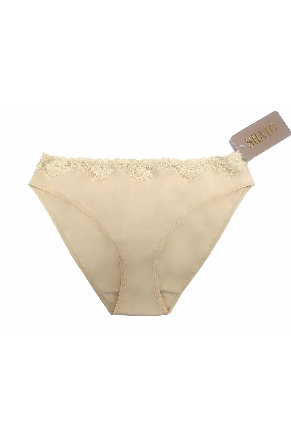 Хлопковые трусики слип BLP 114 beige