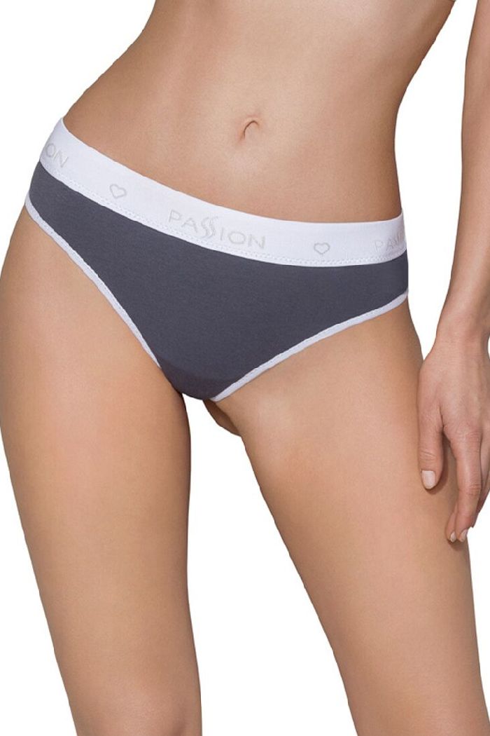 Спортивные трусики стринг PS007 dark grey