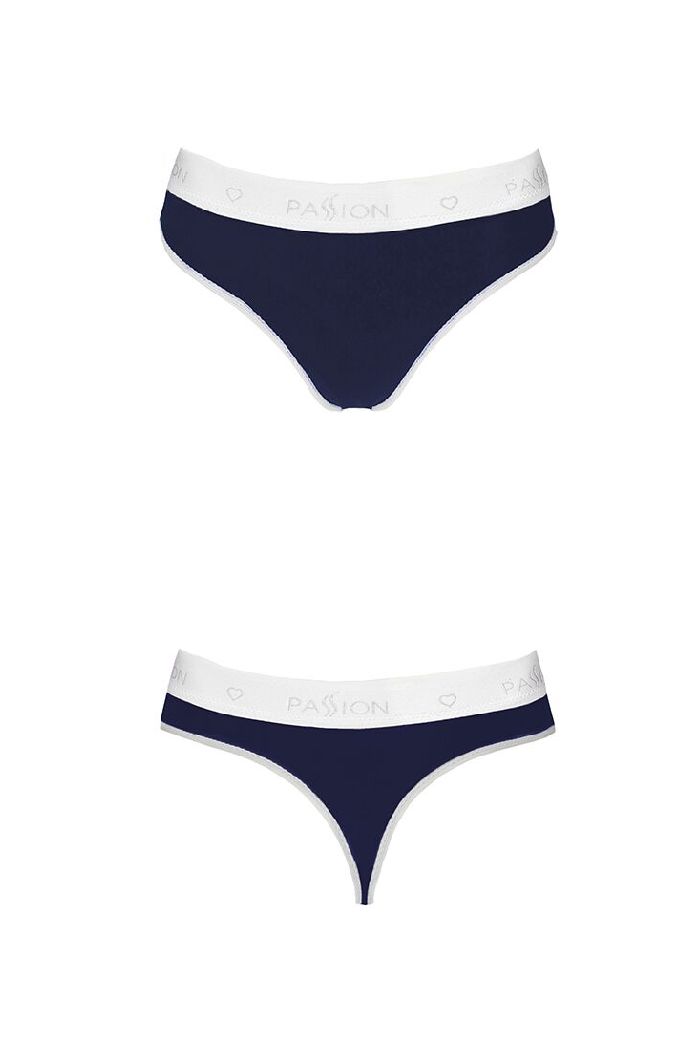 Спортивні трусики стрінги PS007 navy blue