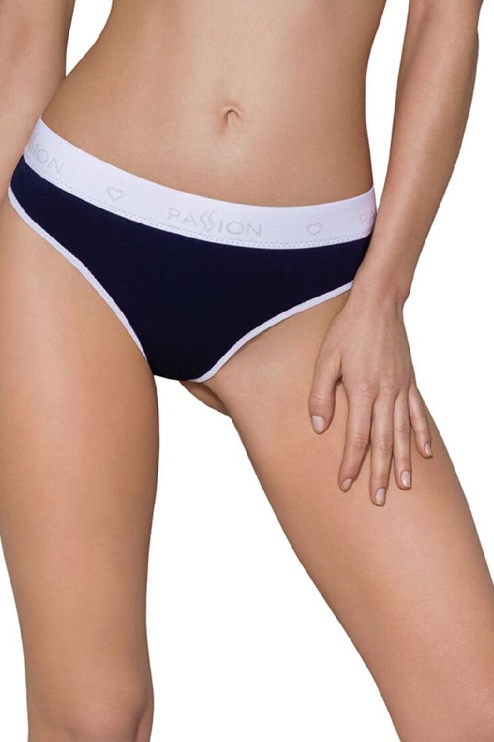 Спортивные трусики стринг PS007 navy blue