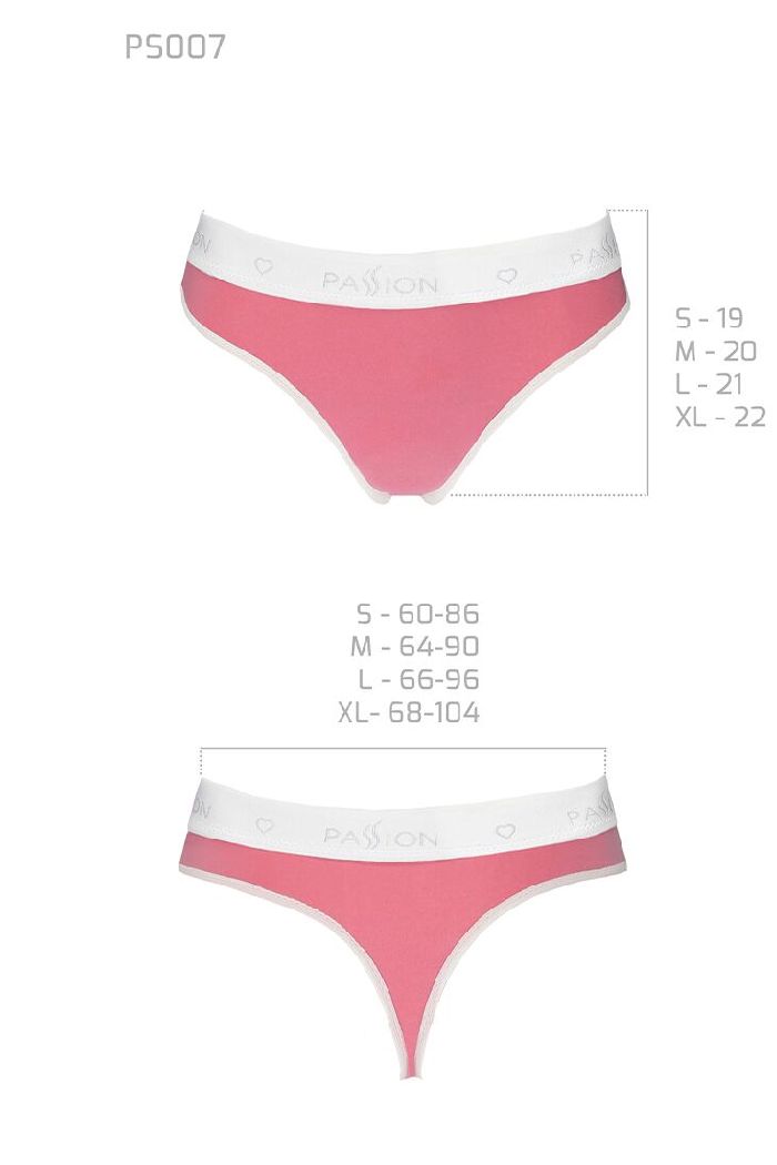 Спортивні трусики стрінги PS007 pink