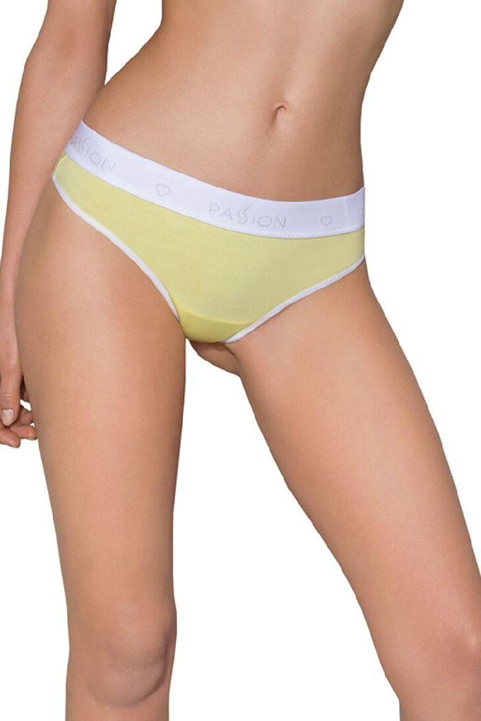 Спортивные трусики стринг PS007 yellow