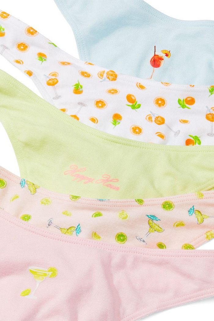 Хлопковые трусики стринг 193744042 (5 шт.)