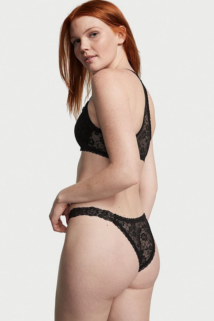 Кружевные трусики танга 630828388