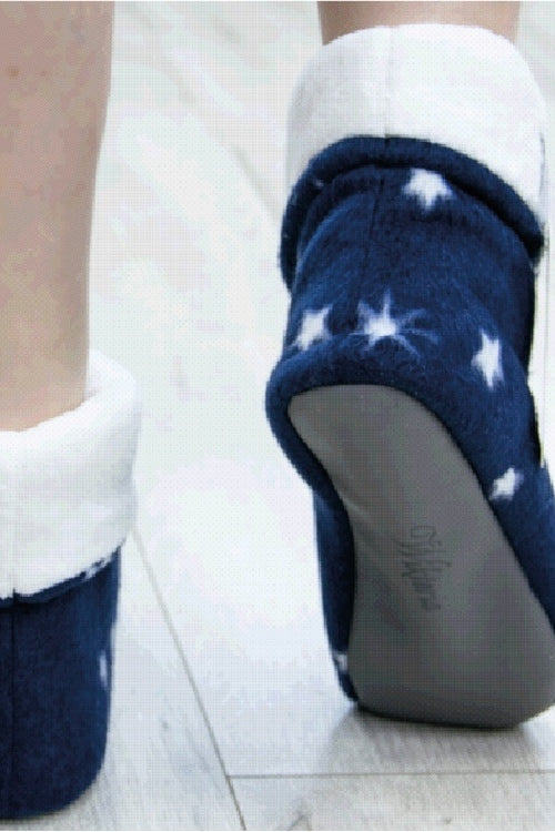 Домашние угги со звездами 013 UGG blue