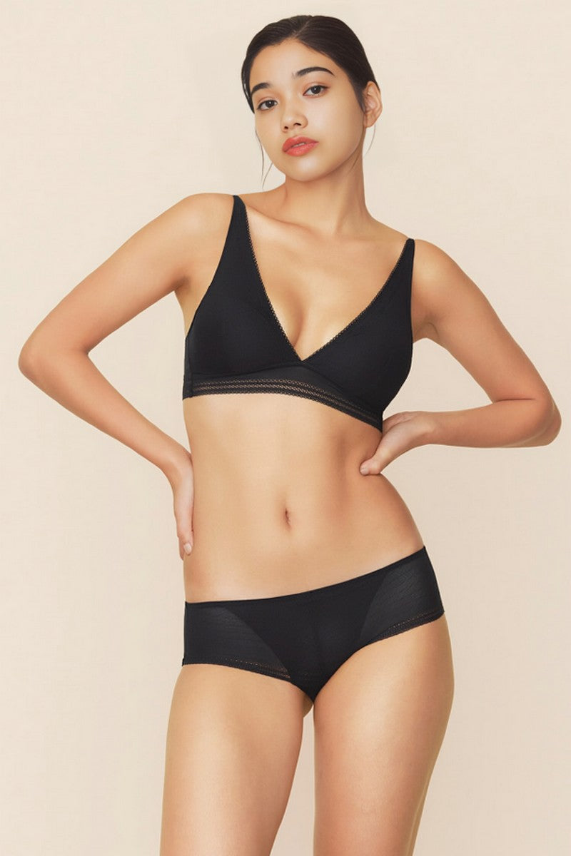 Комплект белья с микросеткой 12756619 black