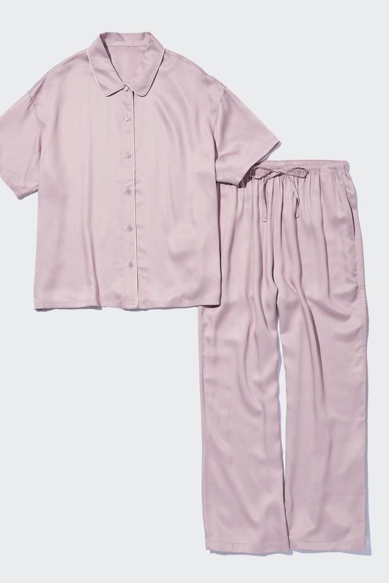 Пижама из шелковой вискозы 240912514 rose