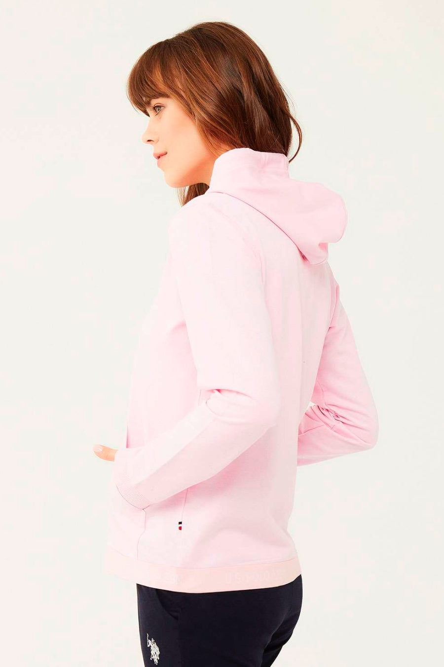 Спортивная толстовка на молнии 16599 rose