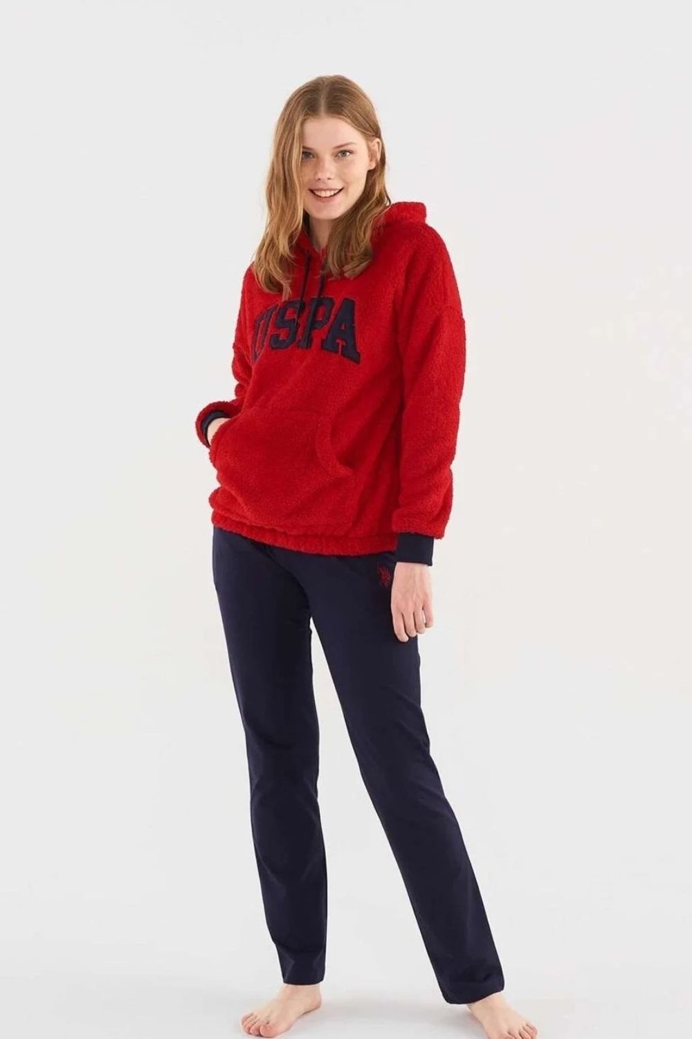 Пижама с принтом 16808 red