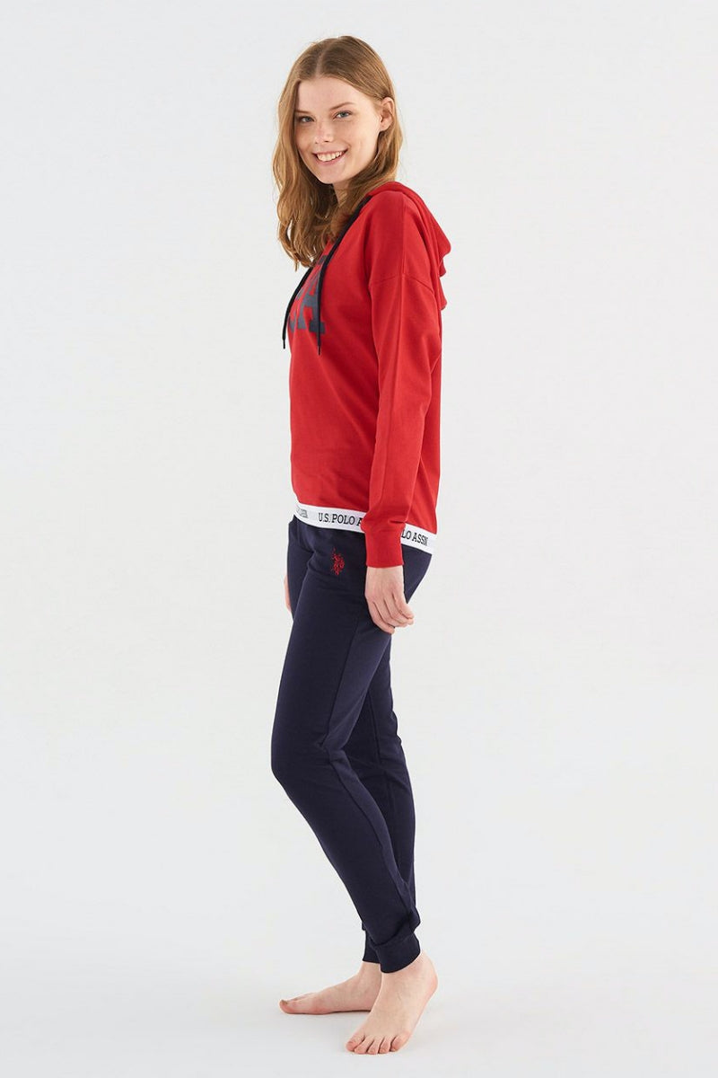 Домашний комплект с логотипом 16811 red