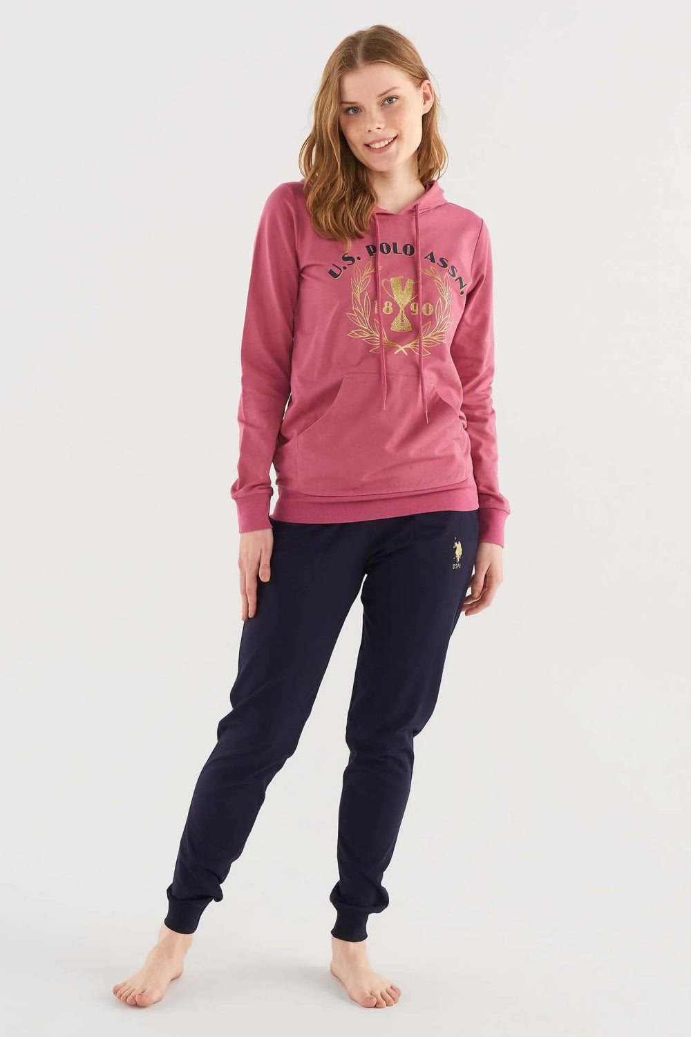 Домашний комплект из хлопка 16812 rose