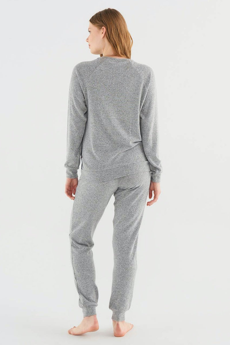 Пижама с логотипом 16817 grey melange