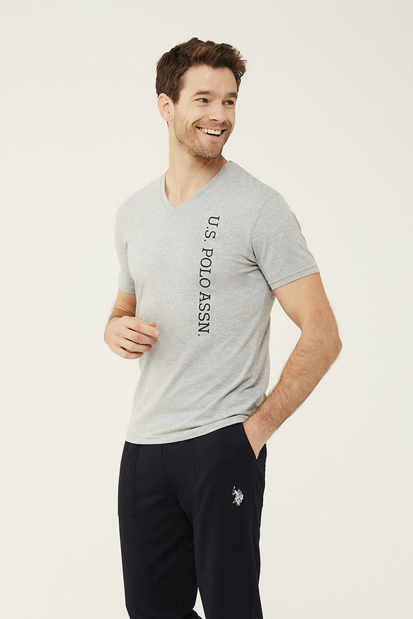 Мужская спортивная футболка 18466 gray melange