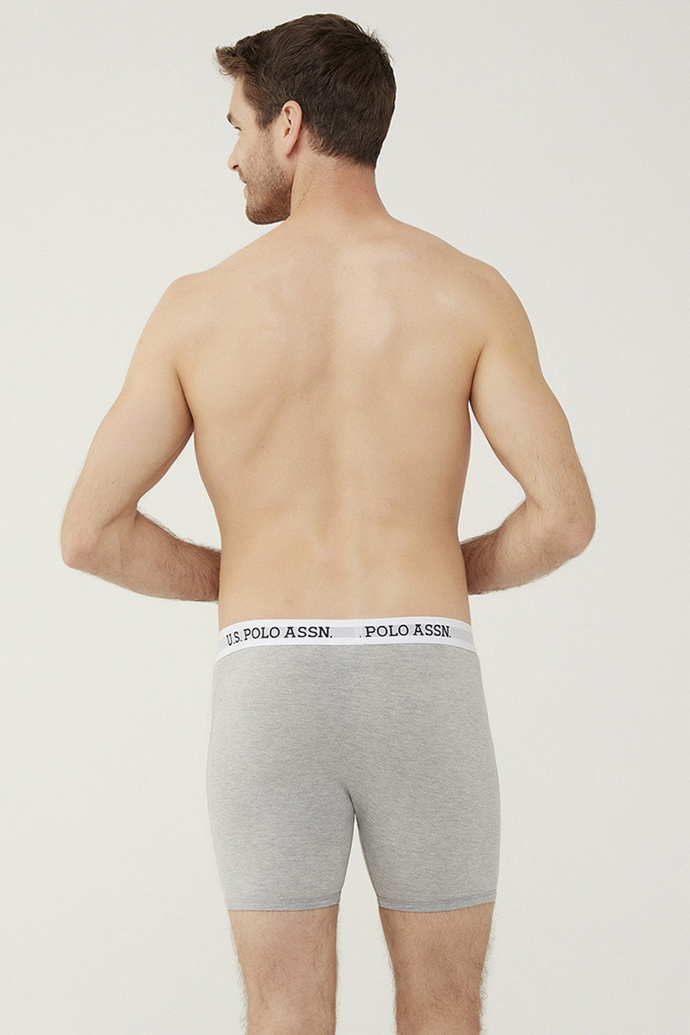 Мужские трусы шорты 80453 gray melange