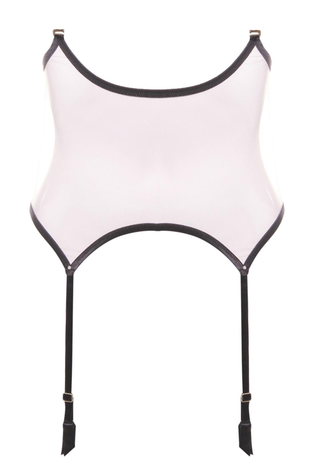 Широкий пояс для чулок 4166 Kleopatra beige/black