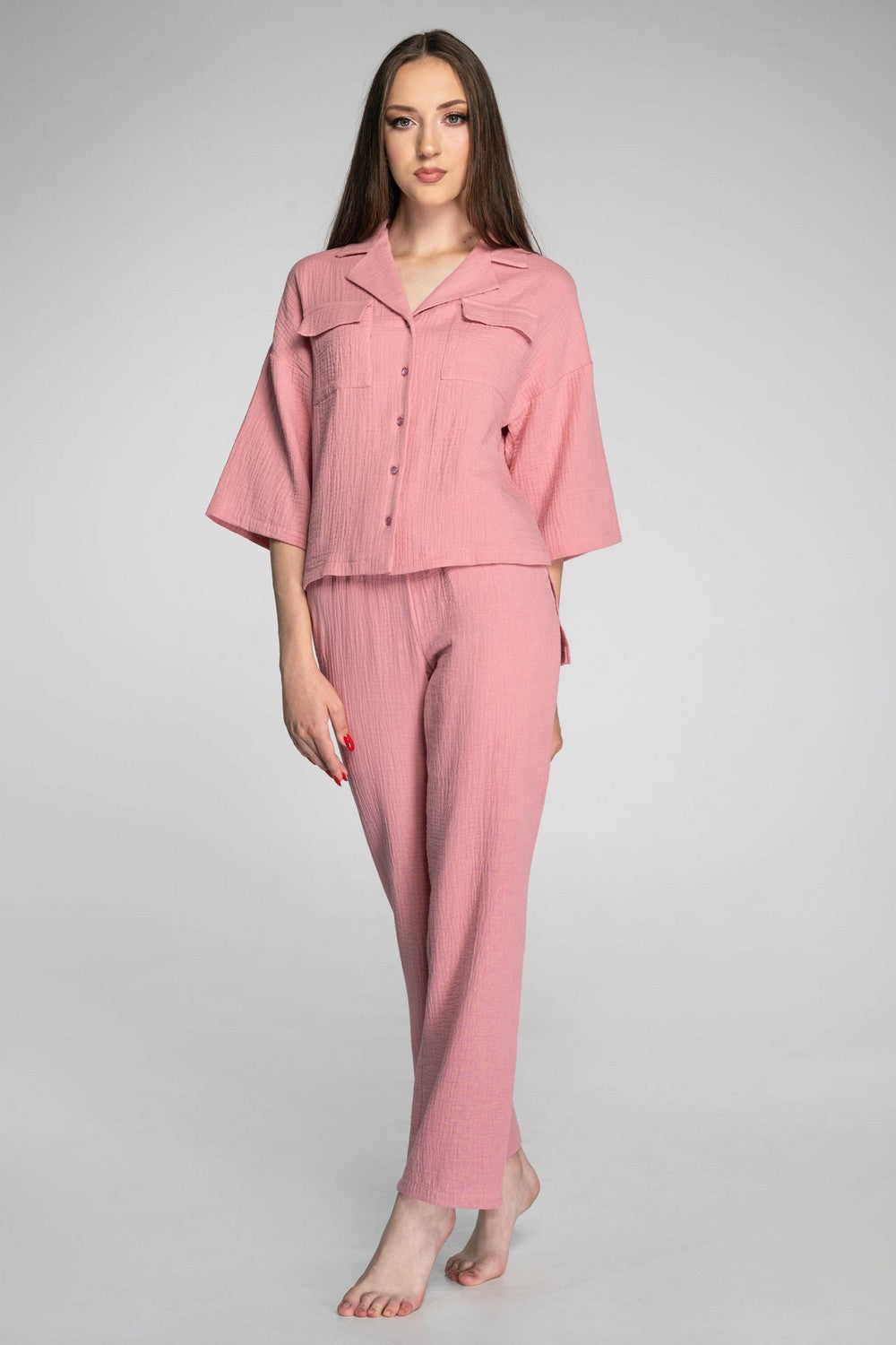 Муслиновый комплект для дома 1203 rose