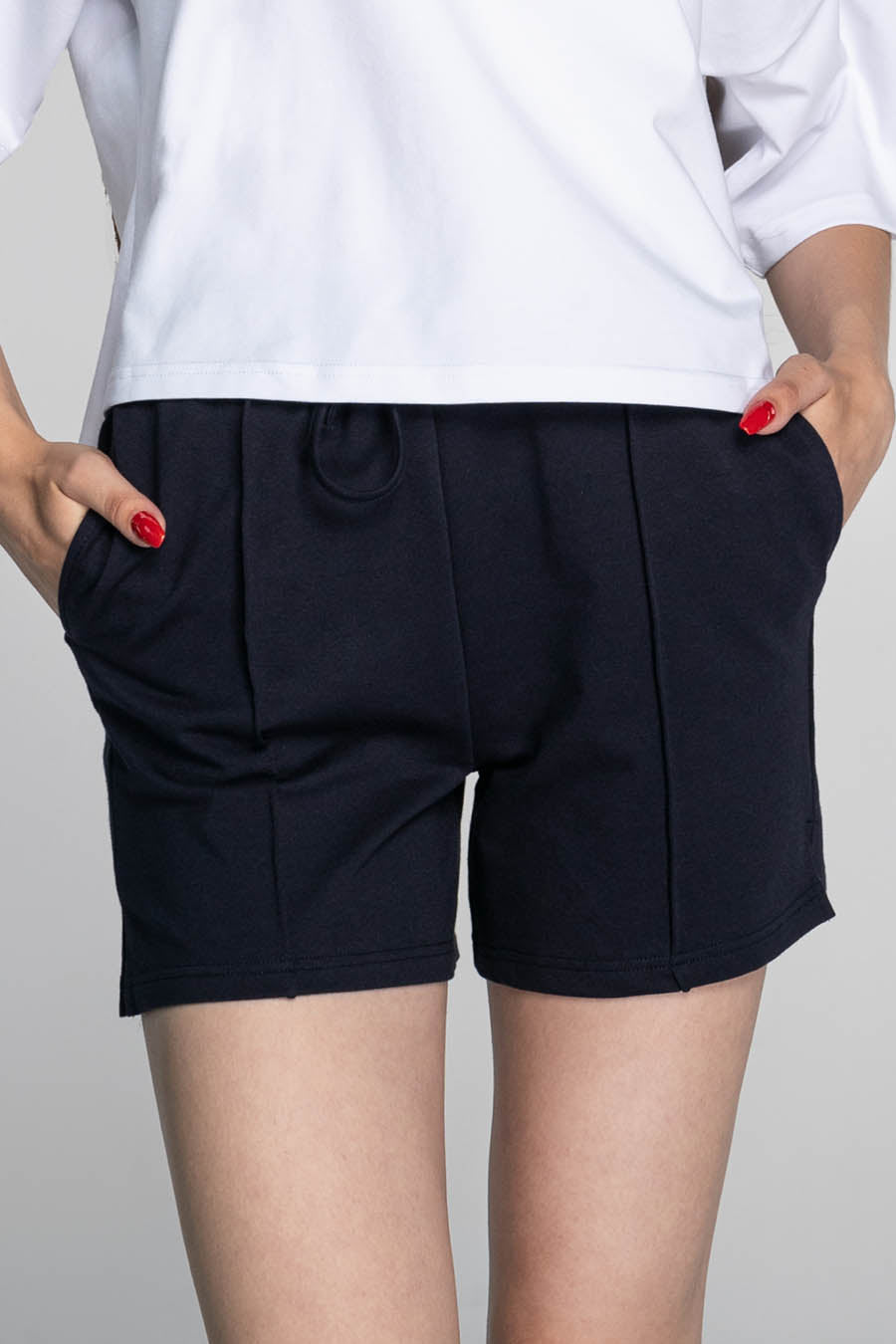 Домашние шорты из хлопка 1211 blue