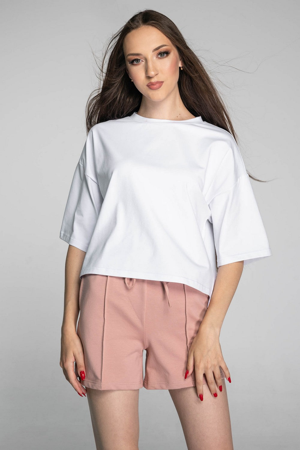 Домашние шорты из хлопка 1211 powder