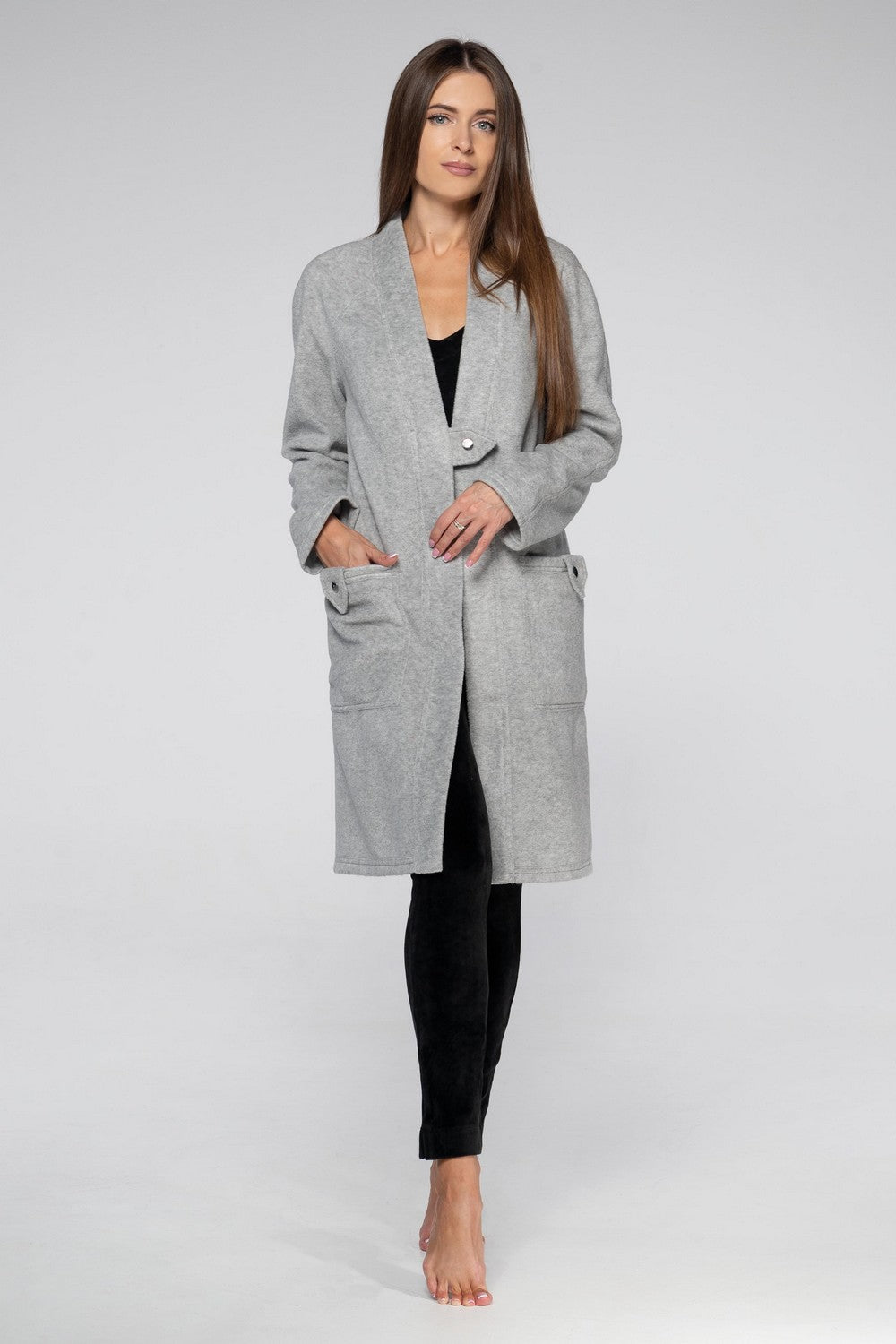 Домашний кардиган с карманами 1313