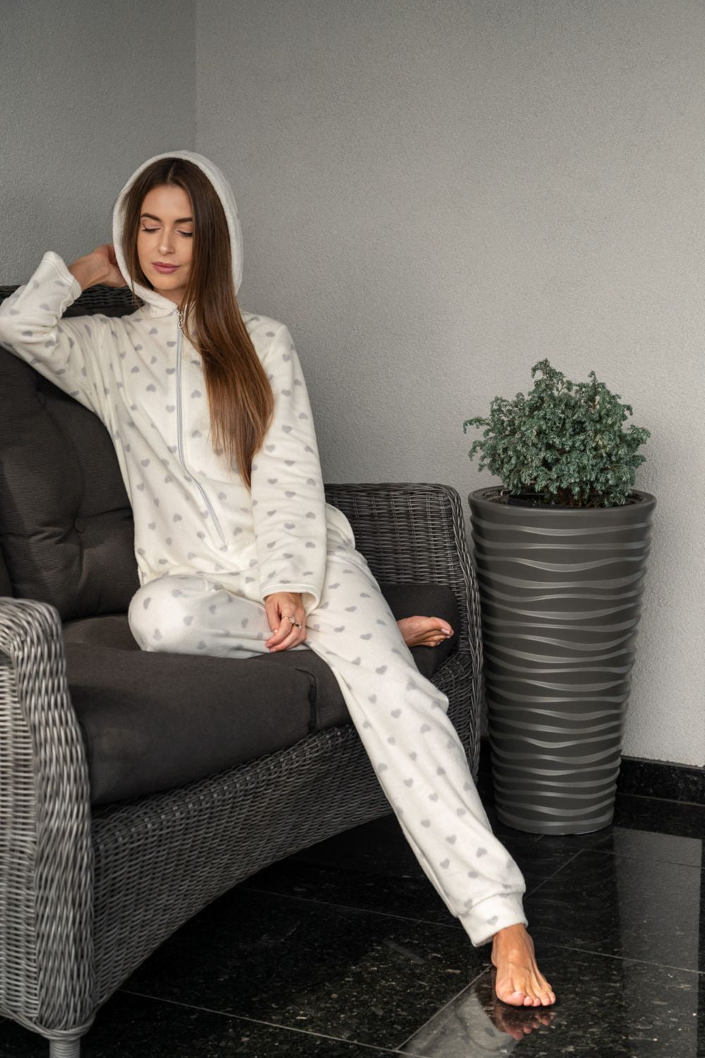 Домашний комбинезон 1409 milky