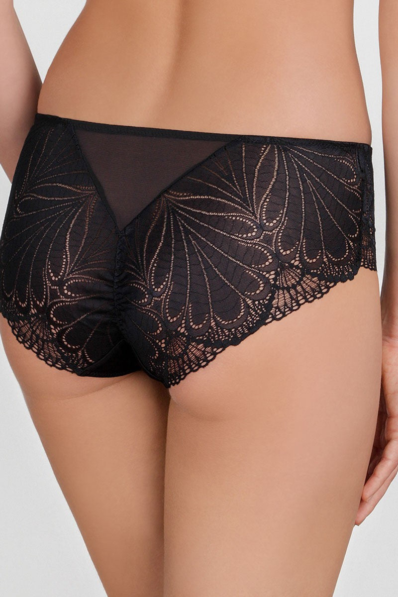 Кружевные шортики W031T Refined Glamour black